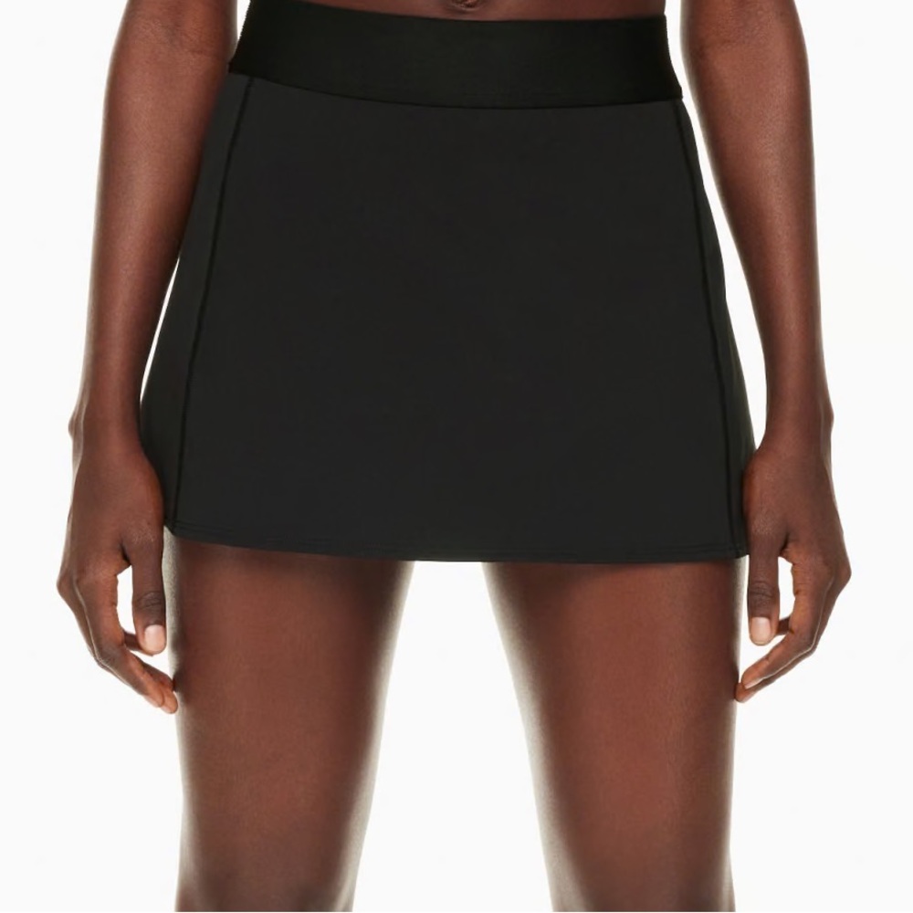 TnAction TnaSLICK™ Court Micro Skirt in Black Aritzia